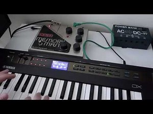 Yamaha Reface DX & EHX Deluxe Memory Man