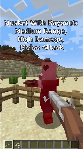 Mini Mod Review! Musket Mod! #minecraft #modreview