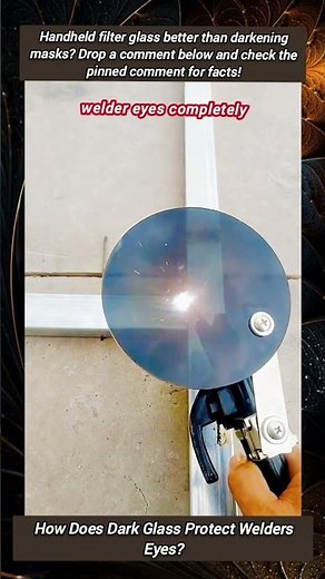 10,000°F Arc Weld Hidden Behind Glass!