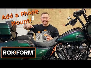 Rokform Phone Mount Install on a Harley Davidson Road Glide