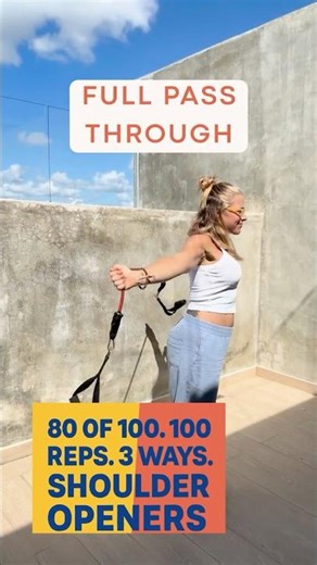 Day 80 | Shoulder Mobility Workout 💥 Pass-Through Progressions | 100 Days of Movement #upperbody
