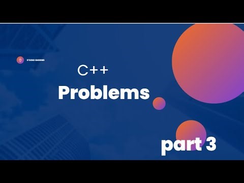 C++ Problems part 3