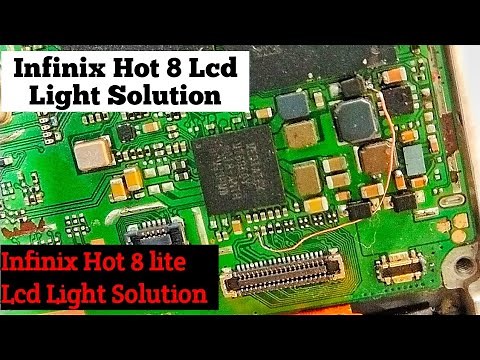 Infinix Hot 8 Lcd Light Solution | Infinix Hot 8 lite Lcd Light Solution