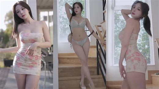 초초초 미니원피스 룩북💛계단 올라갈 때 조심해야 함! Ultra mini skirt LookBook