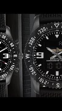 Breitling Chronospace Military GMT Alarm Blacksteel Watch M78367 | SwissWatchExpo