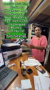1.2M views · 16K reactions | TSHIRT PRINTING BUSINESS ba ang gusto mo? ito na ang pinaka detalyadong tutorial na mapapanuod mo FULL Demo ito Mula sa mga kailangang gamit at kung Paano ito Ginagawa | Team Buenaventura Sewing is Life -Team Buenas | Facebook