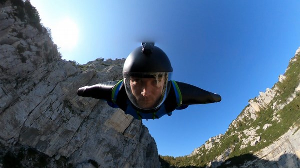 Beautiful wingsuit BASE jump in Italy | Immersive 360 VR