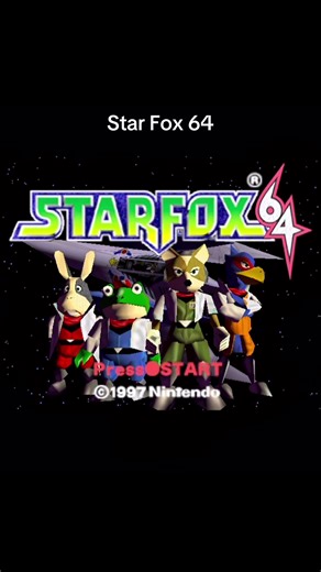 Star Fox 64 - 1997. My favorite N64 game #starfox #n64 #nintendo #retrogaming #90sgames