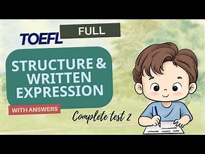 2 || Take the TOEFL Grammar Test Challenge and Prove Yourself! | with Answers