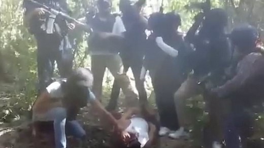 Horrific video shows Mexican cartel members threatening rival