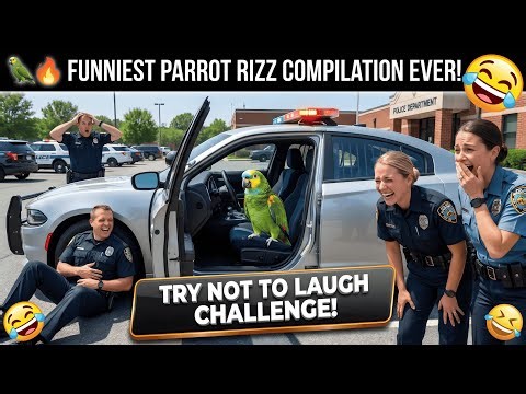 🦜🤣 Top 100 Funniest Police Parrot RIZZ & Moments | Hilarious Cop and Talking Parrot Compilation 😂🔥