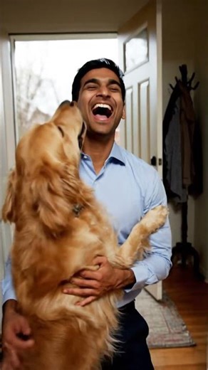 Dog Can’t Stop Hugging Owner 🐶❤️ | Pure Love Moment #Shorts #DogLovers #Wholesome