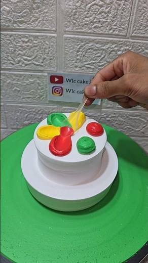 1.5kg vanilla Rainbow 🌈 cake Amazing Design #cake #rainbow #vanilla #cakeart #food