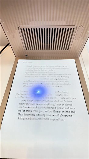 I wrote a letter with a laser!