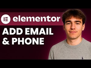 How To Add Email Address And Phone Number In Elementor (Tutorial 2025)