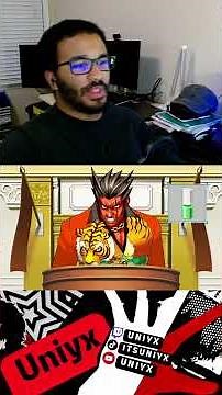 Godot finally acknowledges my AURA #aceattorney #phoenixwright #gaming