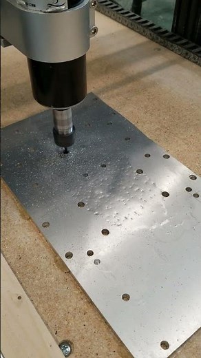 Cutting metal with my Arduino CNC Router #woodworking #lifeisbutadream #cnc