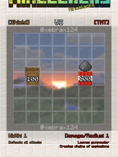 Shield vs TNT #minecraft #gaming #explosion #simulation #weaponball | minecraft shield update