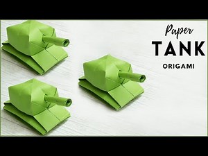 Easy Paper Tank | How to Make Paper Tank | Origami Tank | Paper Craft | Ambara's Art & Craft House