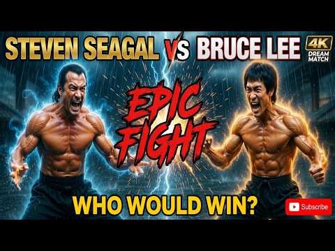 💥Steven Seagal vs Bruce Lee 😱 Who Would WIN This Epic Fight 2.0? #BruceLee