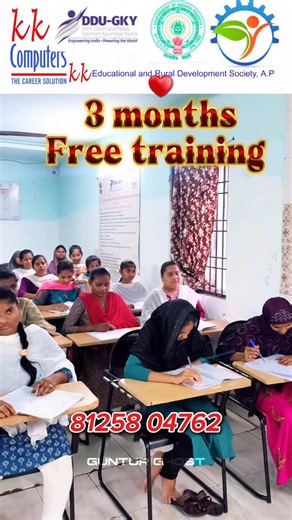 Syed juber on Instagram: "🚀 Transform Your Future with KK Computers – 100% Free! Looking for a career in tech but don’t know where to start? We remove all the barriers. No fees, no rent, no hunger—just learning. 💻 Free Computer Classes: Master in-demand skills from scratch. 🏠 Free Accommodation: Safe and comfortable stay provided. 🍱 Free Food: Focus on your studies; we’ll handle the meals. 💼 100% Job Placement: Complete our 3-month intensive training and step directly into a guaranteed job.