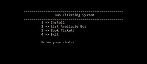 Bus Ticketing System In C++ With Source Code - Source Code & Projects