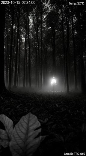 Glowing Entity Captured on Trail Camera – Unexplained Forest Footage!