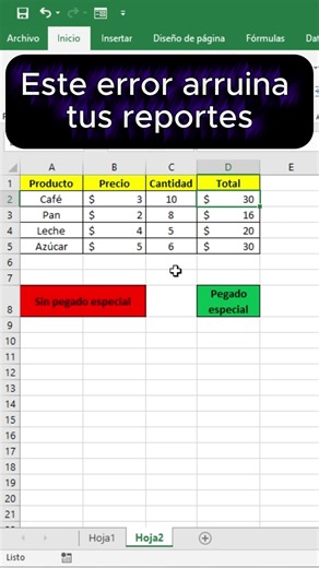 Copiar y pegar en Excel parece fácil… hasta que rompe tus fórmulas, formatos y reportes 😬 En este short te muestro cómo evitar errores graves al copiar y pegar y trabajar como un profesional. 📊 Ideal si usas Excel en el trabajo, negocio o estudios. 💡 Guarda este tip porque te va a ahorrar muchos problemas. #virales #Excel #AprendeExcel #tipsexcel #dominaexcel #exceltips | Kevin Ramirez