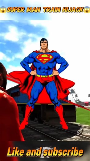 Superman Franklin vs Train Crash 😨🚆 | Indian Bikes Driving 3D Gameplay #shots #subscribe #gaming