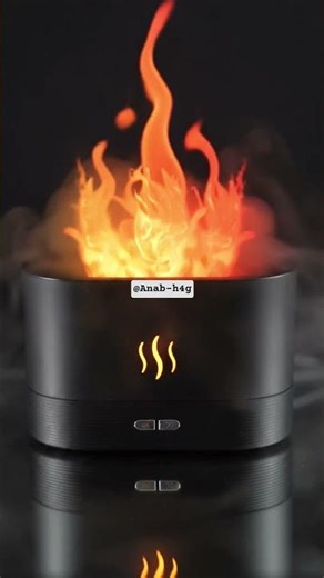 Colorful Flame Air AromaDiffuser Humidifier, Upgraded 7Flame Colors Noiseless #airpurifers#rapidair