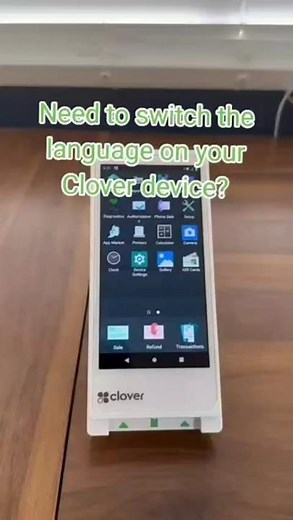 Tired of the wrong language on your Clover? Learn how to switch it in just seconds! Clover Devices |