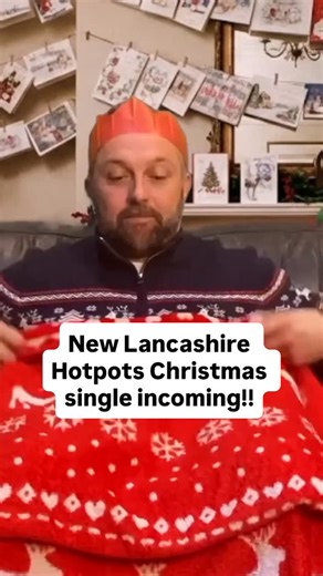Next week, some new silly Lancashire Hotpots Christmas songs released to get you proper in the festive spirit. Get ready! 🎄🎅🧑‍🎄🎁❄️☃️ | The Lancashire Hotpots