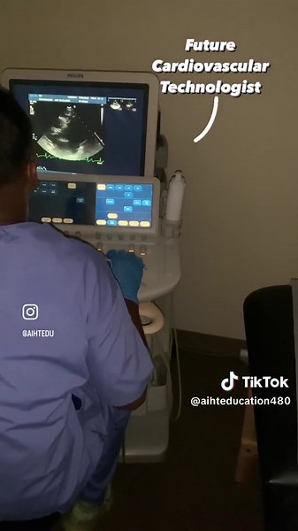 Preview of what the Cardiovascular Technologist Students are learning in the Adult Echo Scanning Class with the instructor Sobia Shahzad RDCS, AE, explaining the image in detail. 🫀Heart chambers: Your heart is divided into four chambers. You have two chambers on the top (atrium, plural atria) and two on the bottom (ventricles), one on each side of the heart. Right atrium: Two large veins deliver oxygen-poor blood to your right atrium. The superior vena cava carries blood from your upper body. T