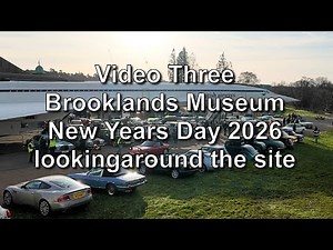 New years Day 2026 classic vehicle gathering at Brooklands Museum Video 3 (in 4K)