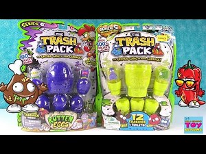 The Trash Pack Trashies Rotten Eggs Sewer Trash Pack Opening | PSToyReviews