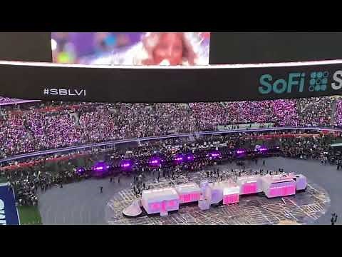 Super Bowl LVI Halftime Show 2021 (Full Show) all the way in the top of Sofi Stadium.