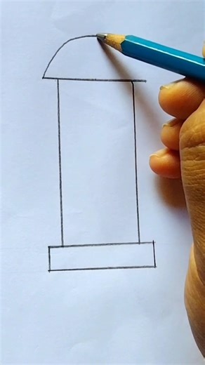 Postbox drawing shorts | How to draw latter box #shorts #drawing