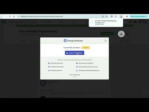 How to export facebook group users in 2025