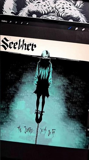 @ShawnCoss created the killer cover art for our upcoming album ‘The Surface Seems So Far’ #shorts