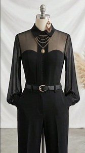SHEIN Black Long Sleeve Top 🖤 | Autumn Fashion Find Under $13! 🍂 #Shorts