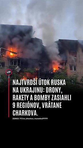 Masívny útok Ruska na Ukrajinu: 9 regiónov zasadených