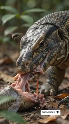 🦎 Did you know monitor lizards are among the largest lizards on Earth?#MonitorLizard #AnimalFacts