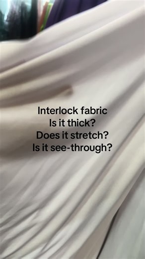 Interlock fabric close-up answering the most common questions #fabricbytheyard #interlockfabric #drapingfabric #eventfabric #weddingfabric