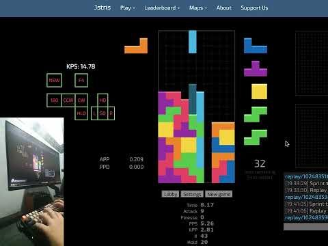 Jstris 40L - 19.423s (old pb)