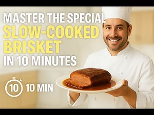 MASTER THE SPECIAL SLOW-COOKED BRISKET IN 10 MINUTES | Chef’s Easy Step-by-Step Recipe