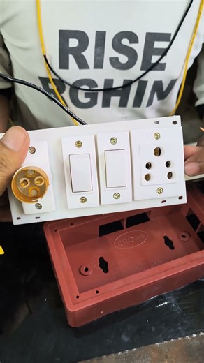 #Electrician Board Wiring #electrical #house Wiring Practical Tranning #homesecurity1k