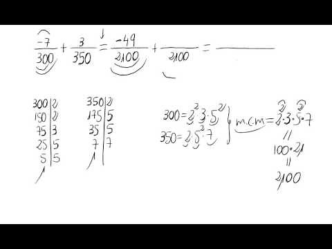 Suma de números racionales