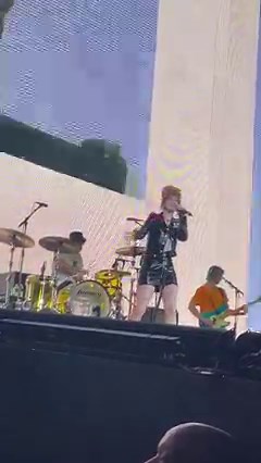 #Paramore performing 'This Is Why', at Taylor Swift's The Eras Tour 🖤 🎥: @7isagoodnumber | We Are Paramore