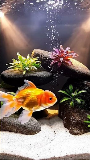 Mesmerizing Goldfish Aquarium 🌿✨ Relaxing Underwater World in Motion