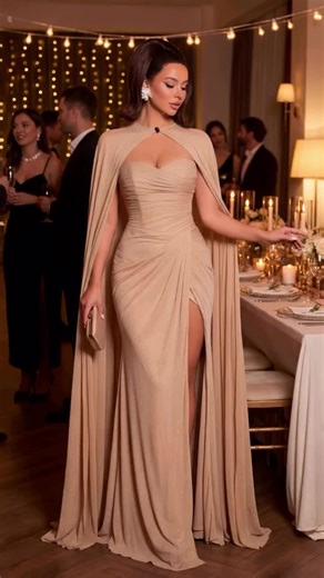 Modern Elegance: NC3004 Gown for Formal Moments